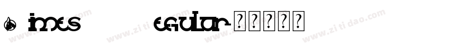 Times BQ Regular字体转换